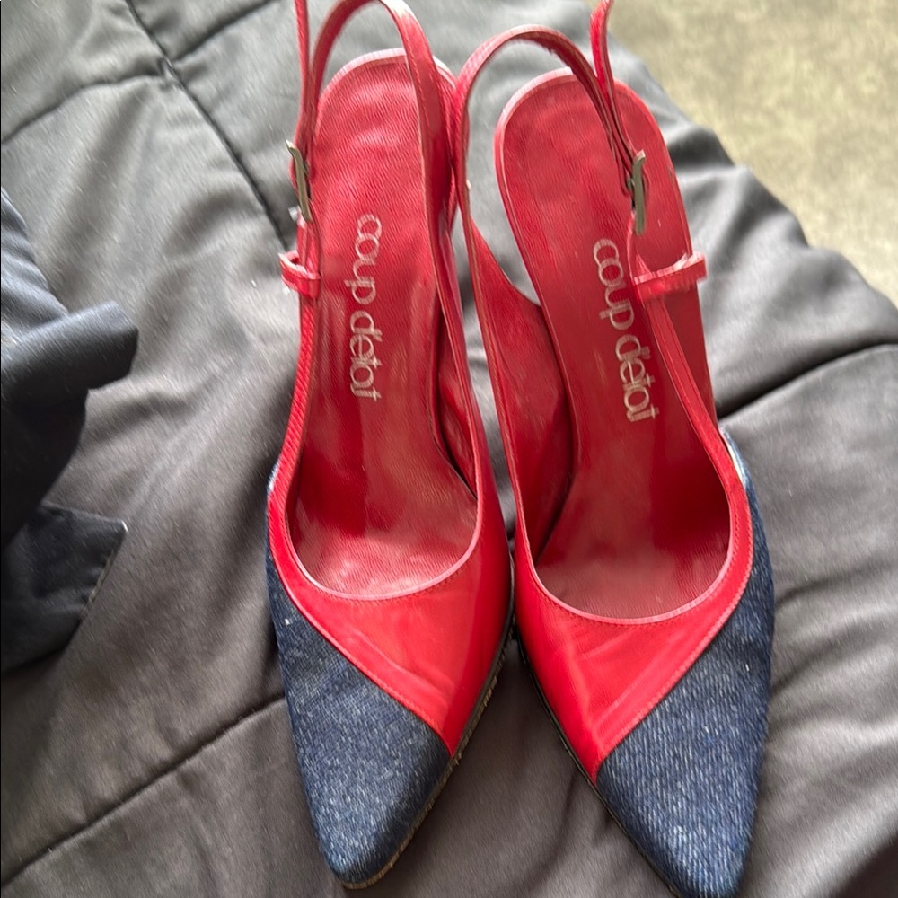 Red and Blue Women's Shoes